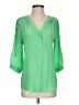 Ellie Kai 100% Silk Green Blouse Size 0 - photo 1