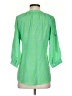 Ellie Kai 100% Silk Green Blouse Size 0 - photo 2