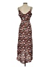 Bar III 100% Polyester Paisley Brown Casual Dress Size S - photo 2