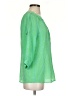 Ellie Kai 100% Silk Green Blouse Size 0 - photo 4