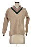 Madewell Chevron-herringbone Tan Wool Pullover Sweater Size XS - photo 1