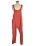 Out From Under Solid Red Orange Jumpsuit Size S - photo 2