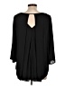 Gibson Latimer 100% Polyester Black 3/4 Sleeve Top Size L - photo 2