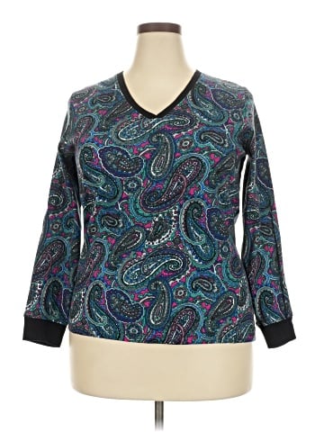 Jones New York Sport Long Sleeve Blouse (view 1)