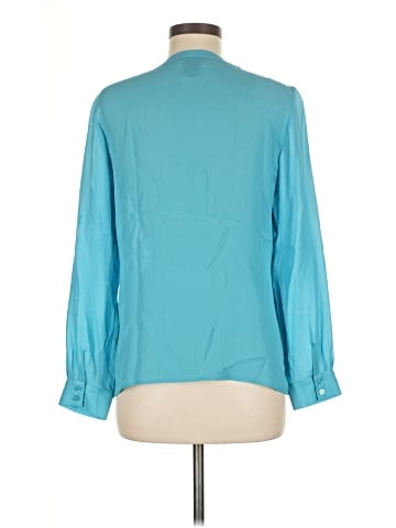 Doncaster Collection Long Sleeve Silk Top (view 2)
