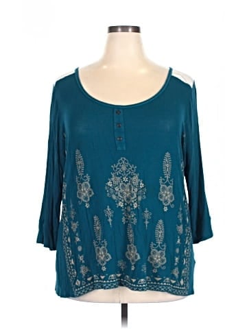 Spoiled 3/4 Sleeve Top (view 1)