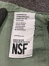 NSF 100% Cotton Solid Green Khaki Shorts Size 24 waist - photo 3