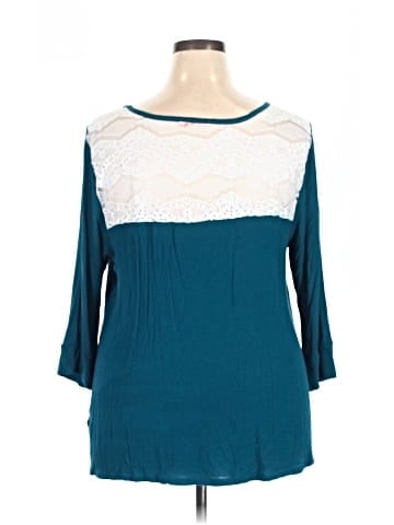 Spoiled 3/4 Sleeve Top (view 2)
