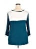 Spoiled Teal 3/4 Sleeve Top Size 2X - photo 2