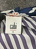 CAbi 100% Polyester Blue 3/4 Sleeve Blouse Size S - photo 7