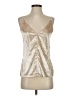 Habitual Metallic Gold Sleeveless Blouse Size XS - photo 1
