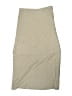 New Directions Solid Tan Gray Casual Skirt Size M - photo 1