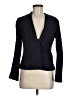 Nanette Lepore Black Purple Blazer Size 8 - photo 1