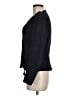 Nanette Lepore Black Purple Blazer Size 8 - photo 5