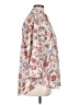 Cupio 100% Recycled Polyester Floral Ivory 3/4 Sleeve Blouse Size XL - photo 4