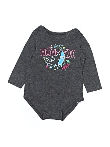 Hurley Long Sleeve Onesie (view 1)
