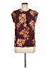 Daniel Rainn 100% Polyester Brown Sleeveless Blouse Size M (petite) - photo 1