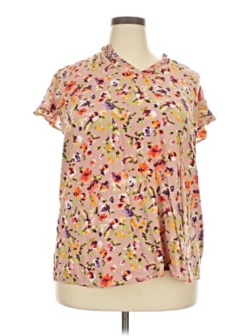 Evri Short Sleeve Blouse (view 1)