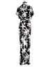 XIX Palms Graphic Black Jumpsuit Size XS (1) - photo 2