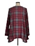Kaktus Plaid Burgundy Pullover Sweater Size 1X - photo 2