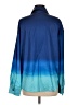 Shein Color Block Blue Long Sleeve Blouse Size 6 - photo 2
