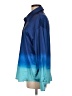 Shein Color Block Blue Long Sleeve Blouse Size 6 - photo 5