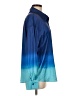 Shein Color Block Blue Long Sleeve Blouse Size 6 - photo 4
