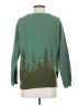 Unbranded 100% Polyester Green Pullover Sweater Size S - photo 2
