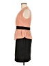 Rampage 100% Polyester Color Block Tan Cocktail Dress Size M - photo 5