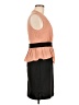 Rampage 100% Polyester Color Block Tan Cocktail Dress Size M - photo 4