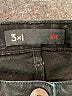 3x1 Chevron-herringbone Black Jeans Size 27 waist - photo 7