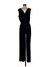 Annalee + Hope 100% Polyester Solid Black Jumpsuit Size M - photo 1