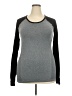 Danskin Now Gray Long Sleeve T-Shirt Size XXL - photo 1