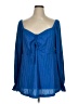 Shein Blue 3/4 Sleeve Blouse Size 6XL - photo 1