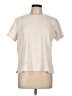 Classic Elements Ivory Short Sleeve Blouse Size L - photo 1
