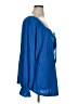 Shein Blue 3/4 Sleeve Blouse Size 6XL - photo 4