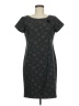 Robbie Bee Graphic Gray Casual Dress Size 6 - photo 1