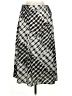 Covington 100% Polyester Argyle Gray Casual Skirt Size M - photo 2
