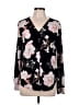 Jaclyn Smith Black Long Sleeve Blouse Size L - photo 1
