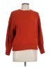 Unbranded Solid Orange Pullover Sweater Size L - photo 1