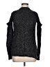 Cupio Metallic Black Turtleneck Sweater Size L - photo 1