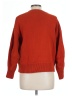 Unbranded Solid Orange Pullover Sweater Size L - photo 2