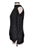 Cupio Metallic Black Turtleneck Sweater Size L - photo 5