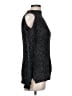 Cupio Metallic Black Turtleneck Sweater Size L - photo 4