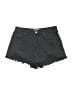 PacSun 100% Cotton Hearts Black Gray Denim Shorts Size 27 waist - photo 1