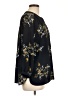 Gibson Floral Black 3/4 Sleeve Blouse Size L - photo 4
