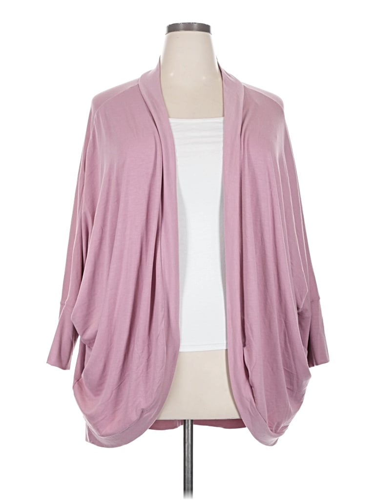 Zenana Cardigan Sweater In Pink