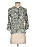 Gerard Darel Animal Print Ivory 3/4 Sleeve Blouse Size EU (FR) 36 / US 4 - photo 1