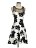 Crystal Doll Graphic Gray Cocktail Dress Size 5 - photo 1