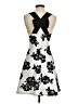 Crystal Doll Graphic Gray Cocktail Dress Size 5 - photo 2
